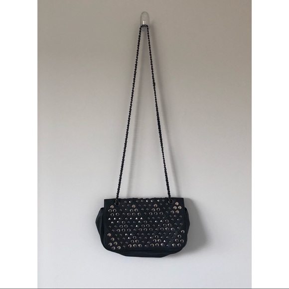 ALDO Studded Black Bag - Picture 1 of 4